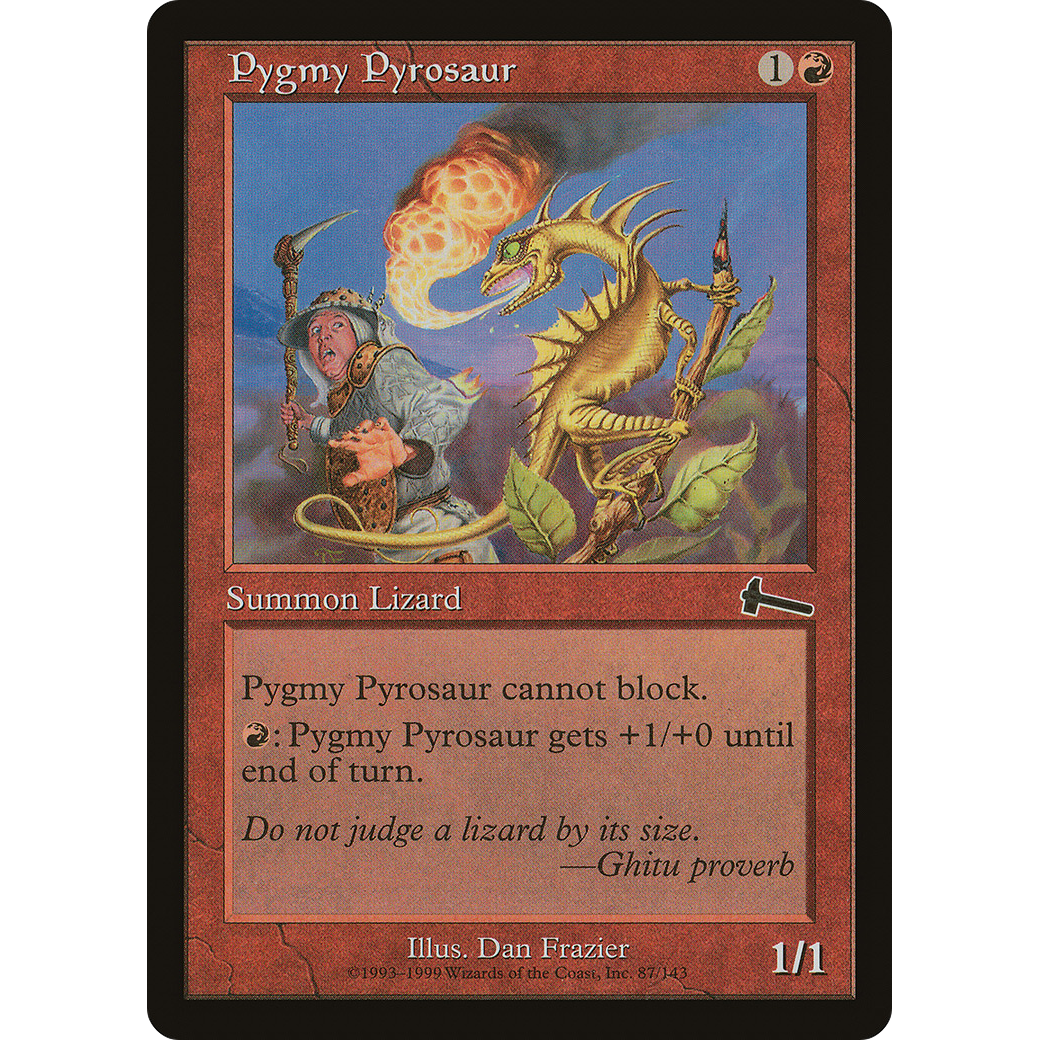 Pygmy Pyrosaur (ULG-087) - Urza's Legacy Foil