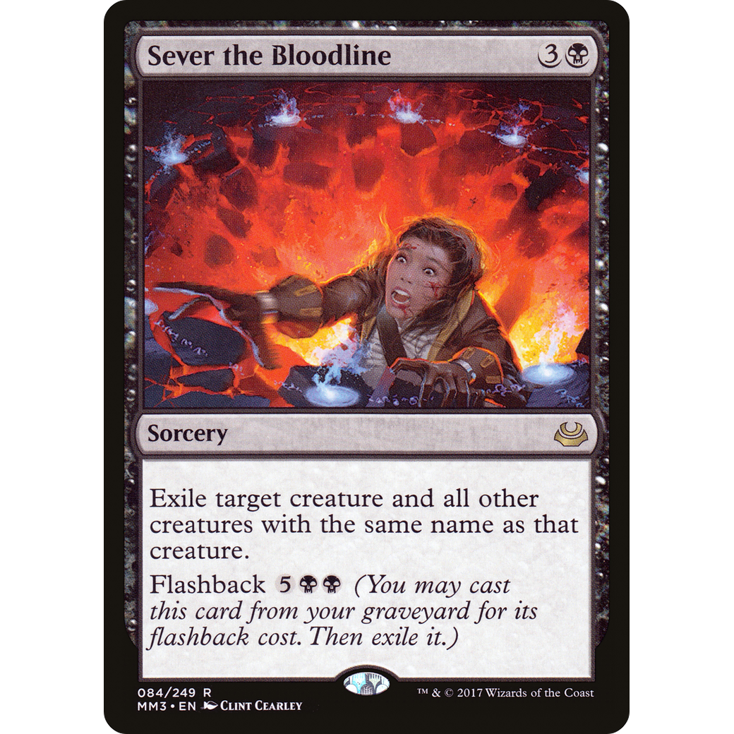 Sever the Bloodline (MM3-084) - Modern Masters 2017 Foil