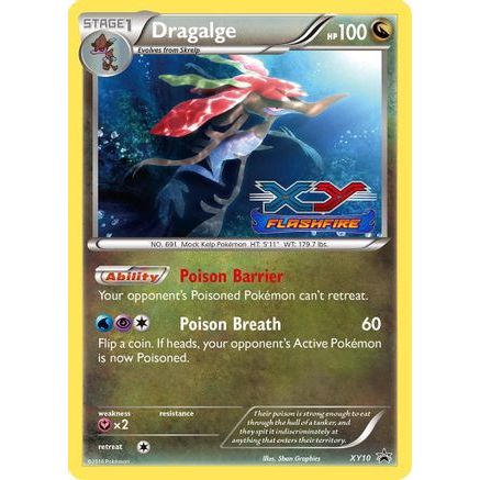 Dragalge - XY10 (Prerelease) XY10/211 - XY Promos Holofoil