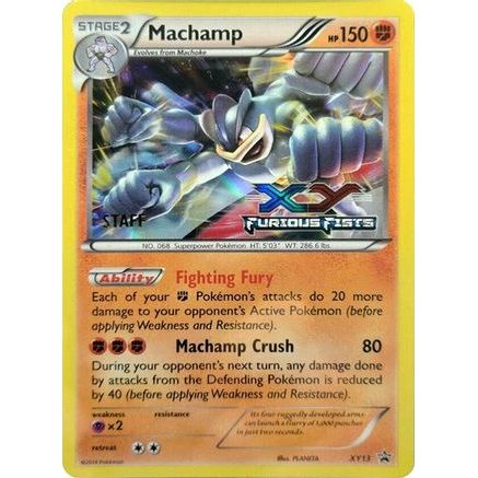 Machamp - XY13 (Prerelease) [Staff] XY13 - XY Promos Holofoil