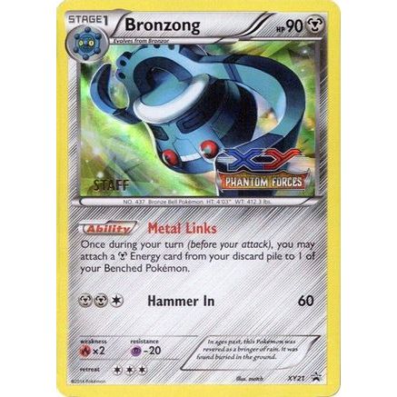 Bronzong - XY21 (Prerelease) [Staff] XY21 - XY Promos Holofoil