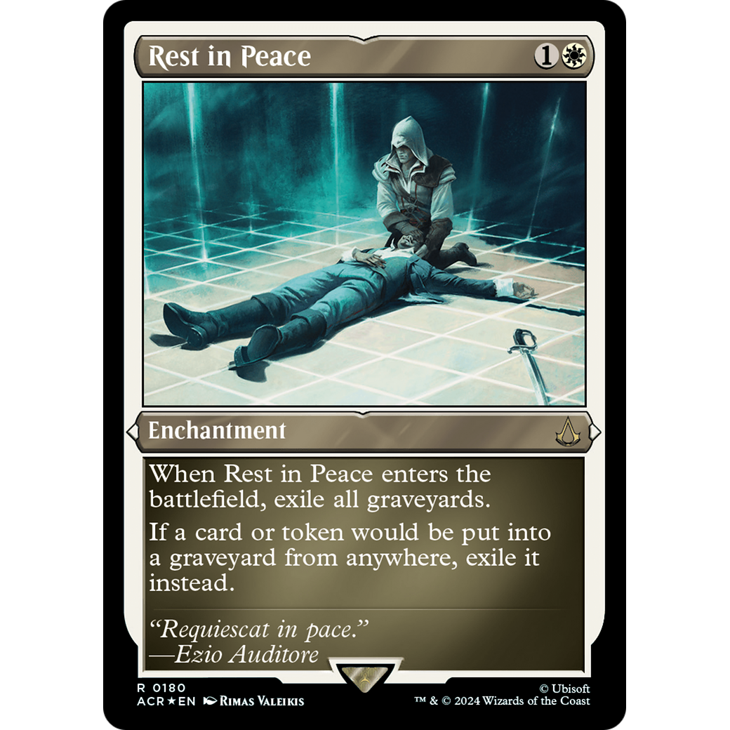 Rest in Peace (ACR-180) - Assassin's Creed Etched Foil