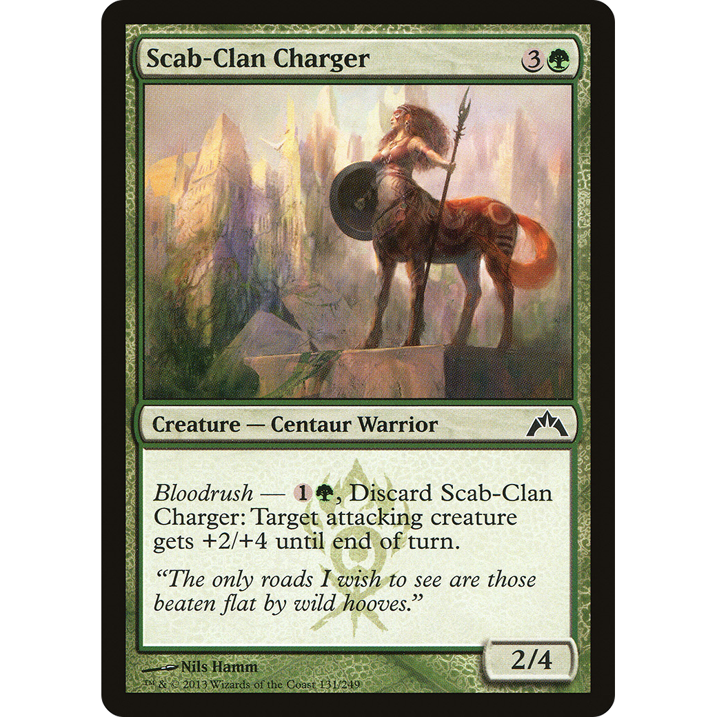 Scab-Clan Charger (GTC-131) - Gatecrash Foil