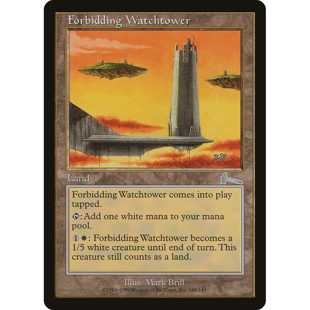 Forbidding Watchtower (ULG-140) - Urza's Legacy Foil