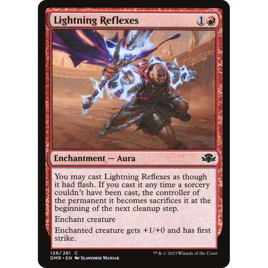 Lightning Reflexes (DMR-128) - Dominaria Remastered Foil