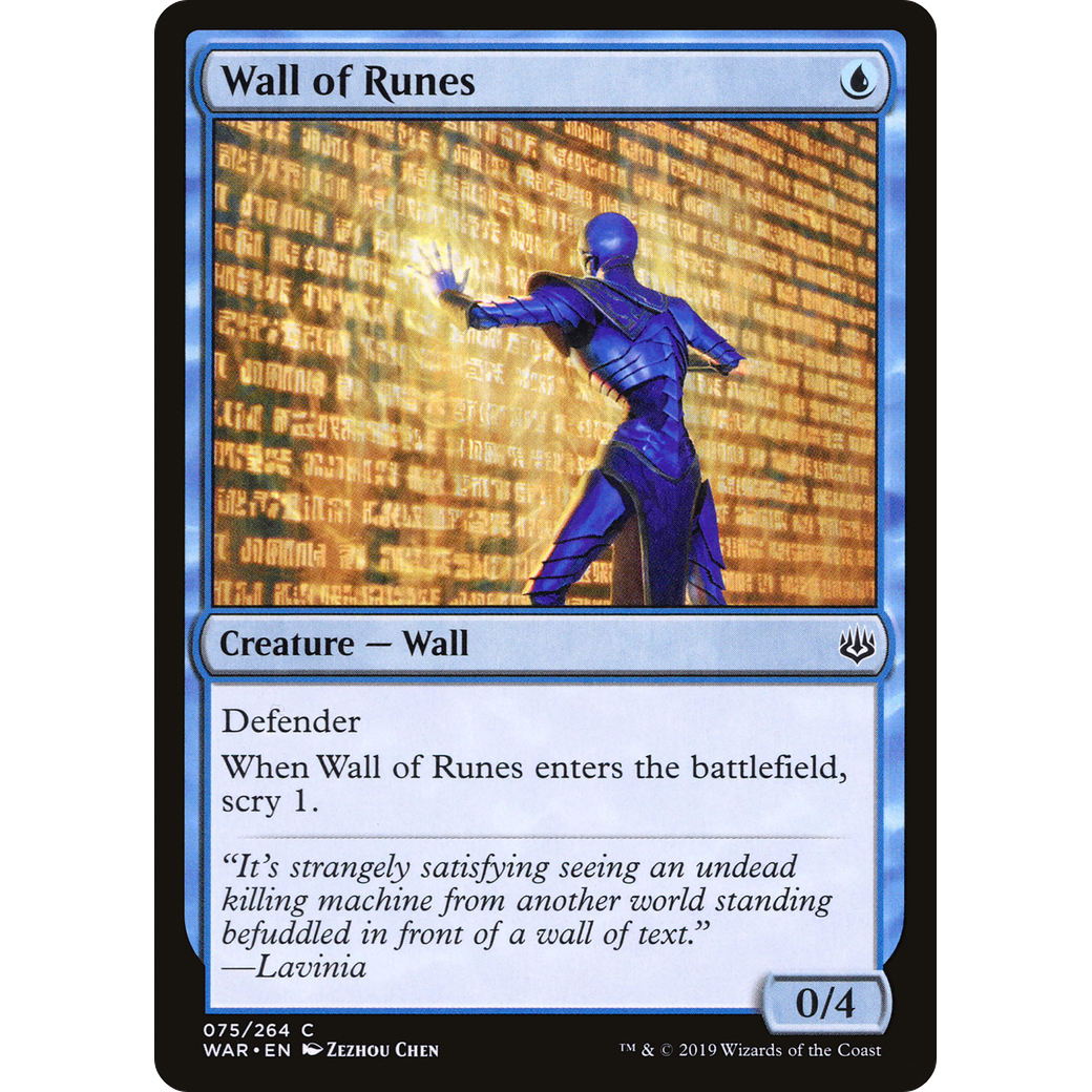 Wall of Runes (WAR-075) - War of the Spark