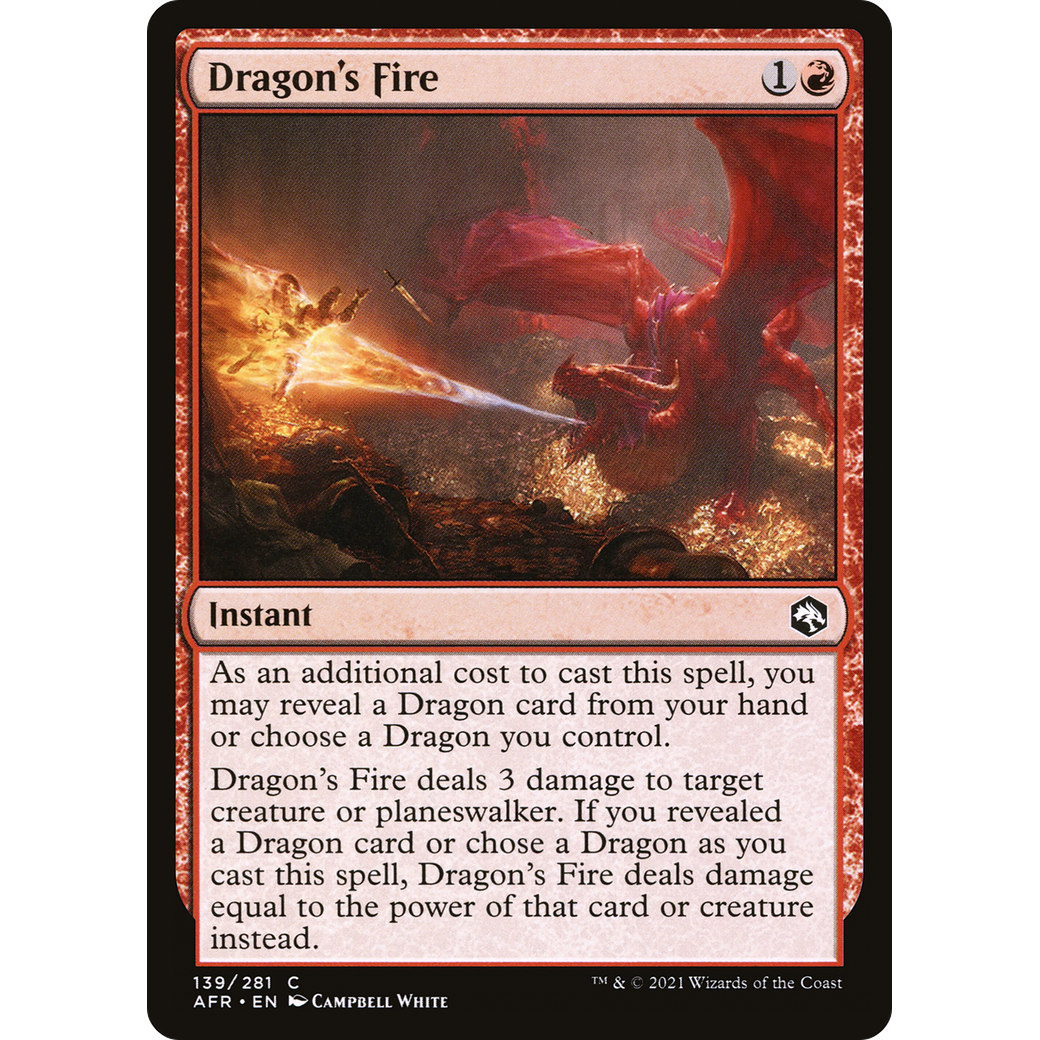 Dragon's Fire (AFR-139) - Adventures in the Forgotten Realms