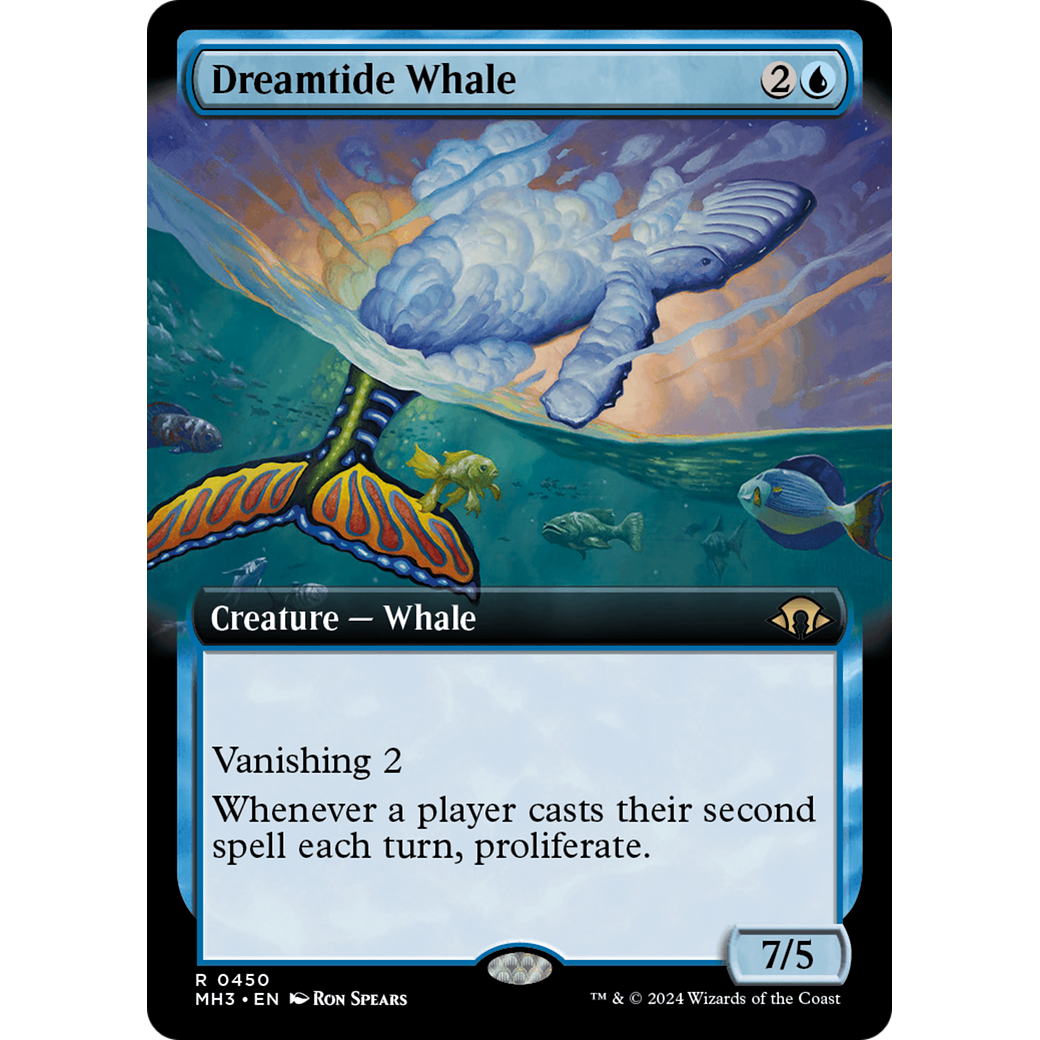 Dreamtide Whale (MH3-450) - Modern Horizons 3: (Extended Art) Foil