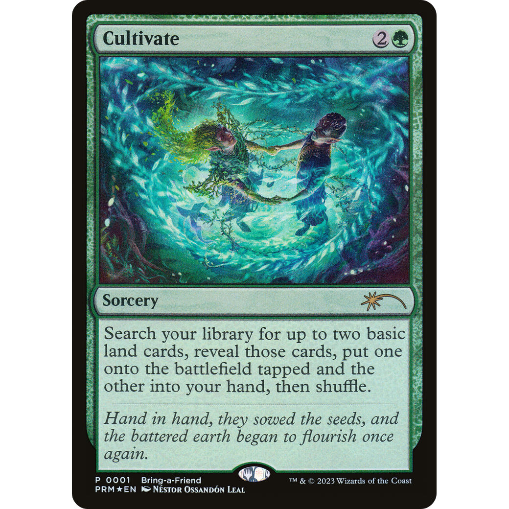 Cultivate (Bring-a-Friend Promo) (UMP-001) - Wizards Play Network 2023 Foil