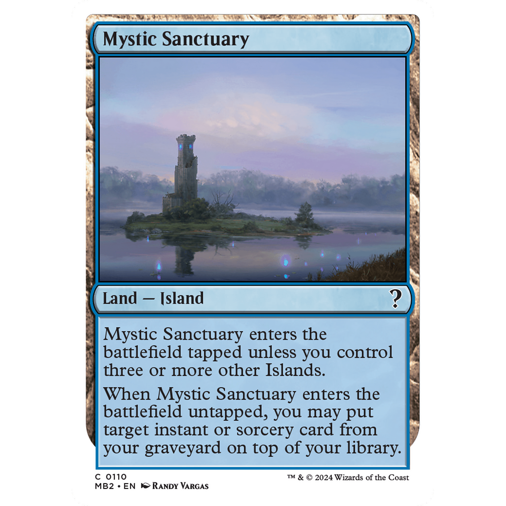 Mystic Sanctuary (White Border) (MB2-110) - Mystery Booster 2