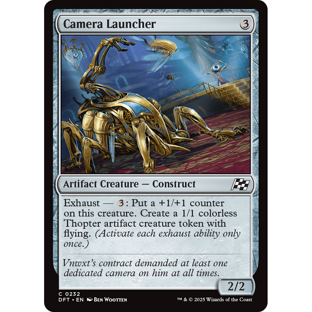 Camera Launcher (DFT-232) - Aetherdrift Foil