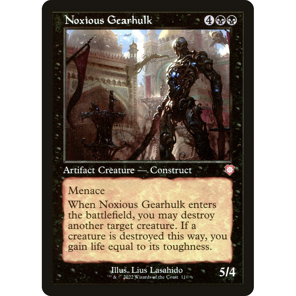 Noxious Gearhulk (Retro Frame) (BRC-110) - The Brothers' War Commander