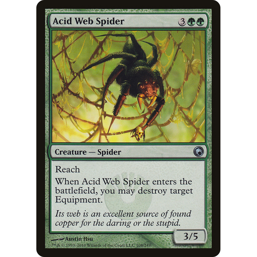 Acid Web Spider (SOM-108) - Scars of Mirrodin