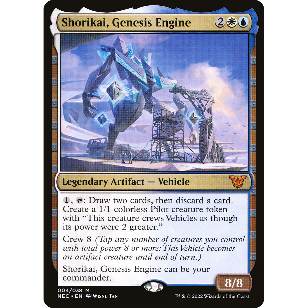 Shorikai, Genesis Engine (NEC-004) - Neon Dynasty Commander Foil