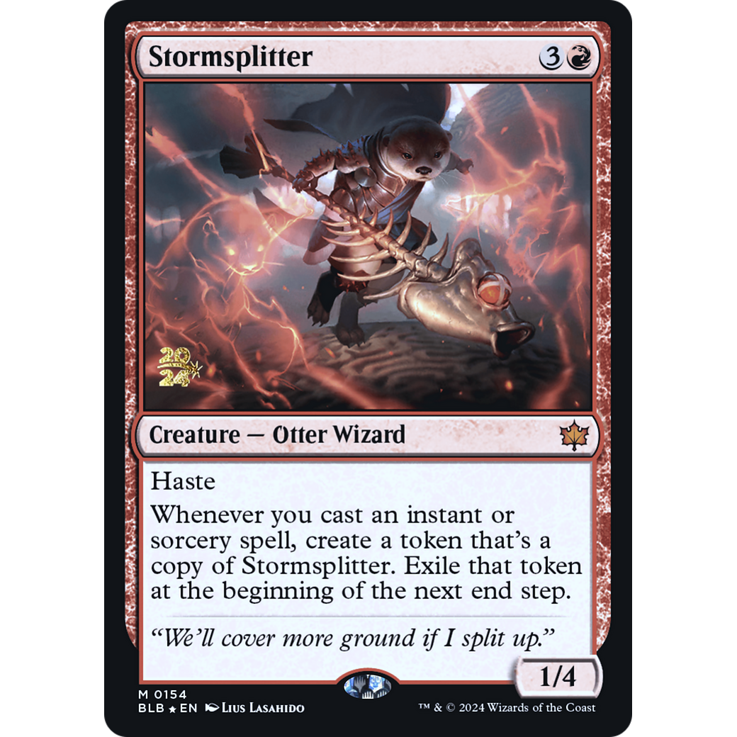 Stormsplitter (PRE-154S) - Bloomburrow Promos Foil