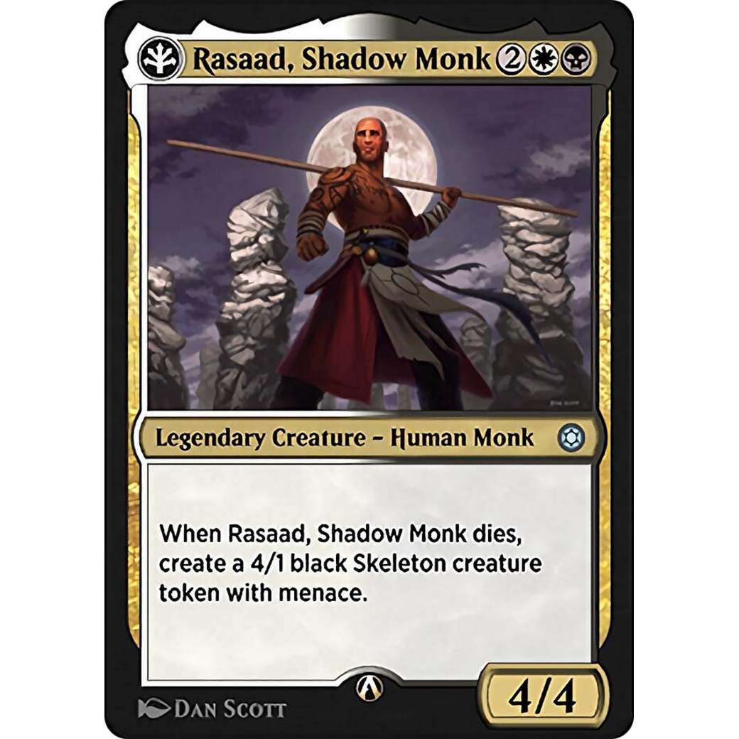 Rasaad, Shadow Monk (HBG-04B) - Alchemy Horizons: Baldur's Gate