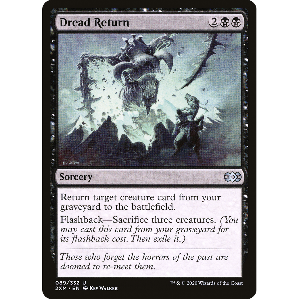 Dread Return (2XM-089) - Double Masters Foil