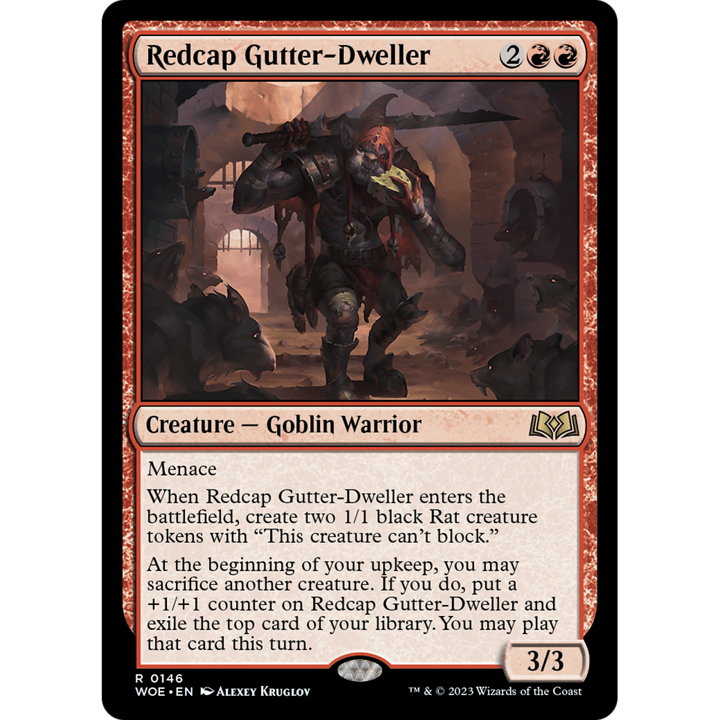 Redcap Gutter-Dweller (WOE-146) - Wilds of Eldraine