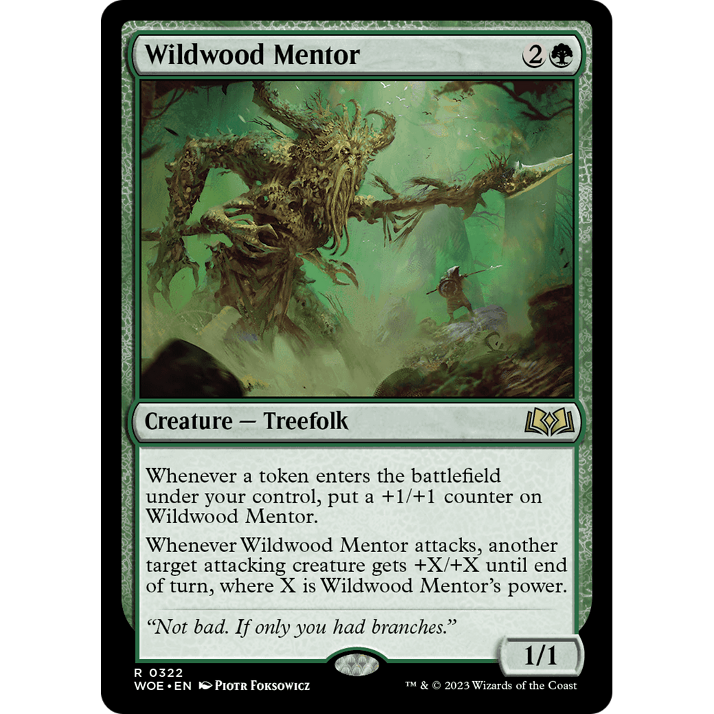 Wildwood Mentor (WOE-322) - Wilds of Eldraine