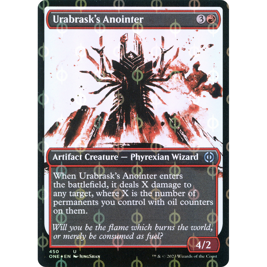 Urabrask's Anointer (ONE-450) - Phyrexia: All Will Be One: (Showcase) Foil