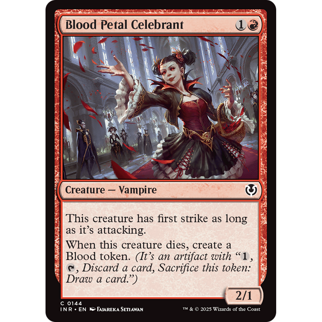 Blood Petal Celebrant (INR-144) - Innistrad Remastered Foil