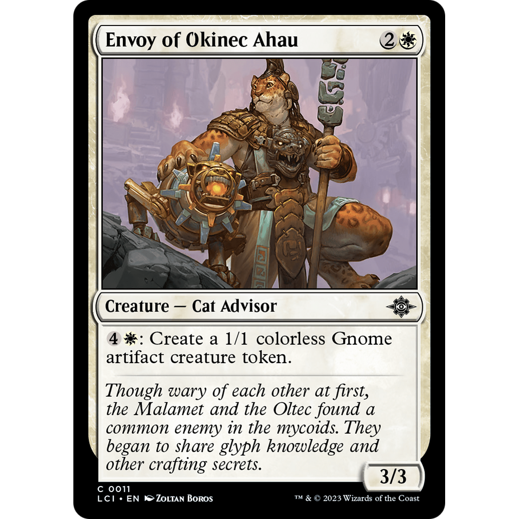 Envoy of Okinec Ahau (LCI-011) - The Lost Caverns of Ixalan Foil