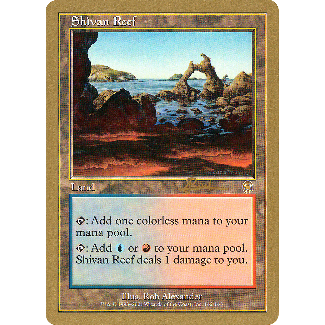 Shivan Reef - 2001 Antoine Ruel (APC) (WCD-) - World Championship Decks 2001