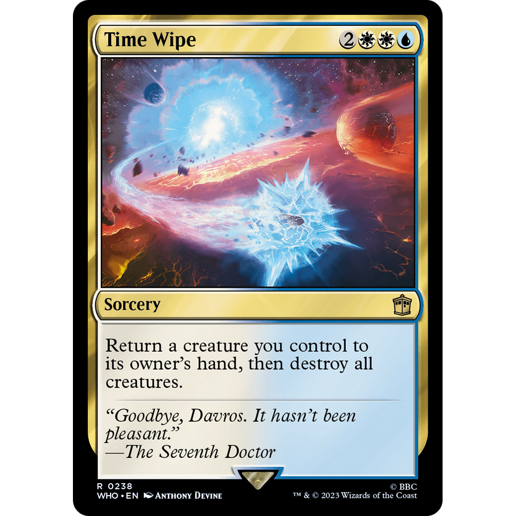 Time Wipe (WHO-238) - Doctor Who Foil