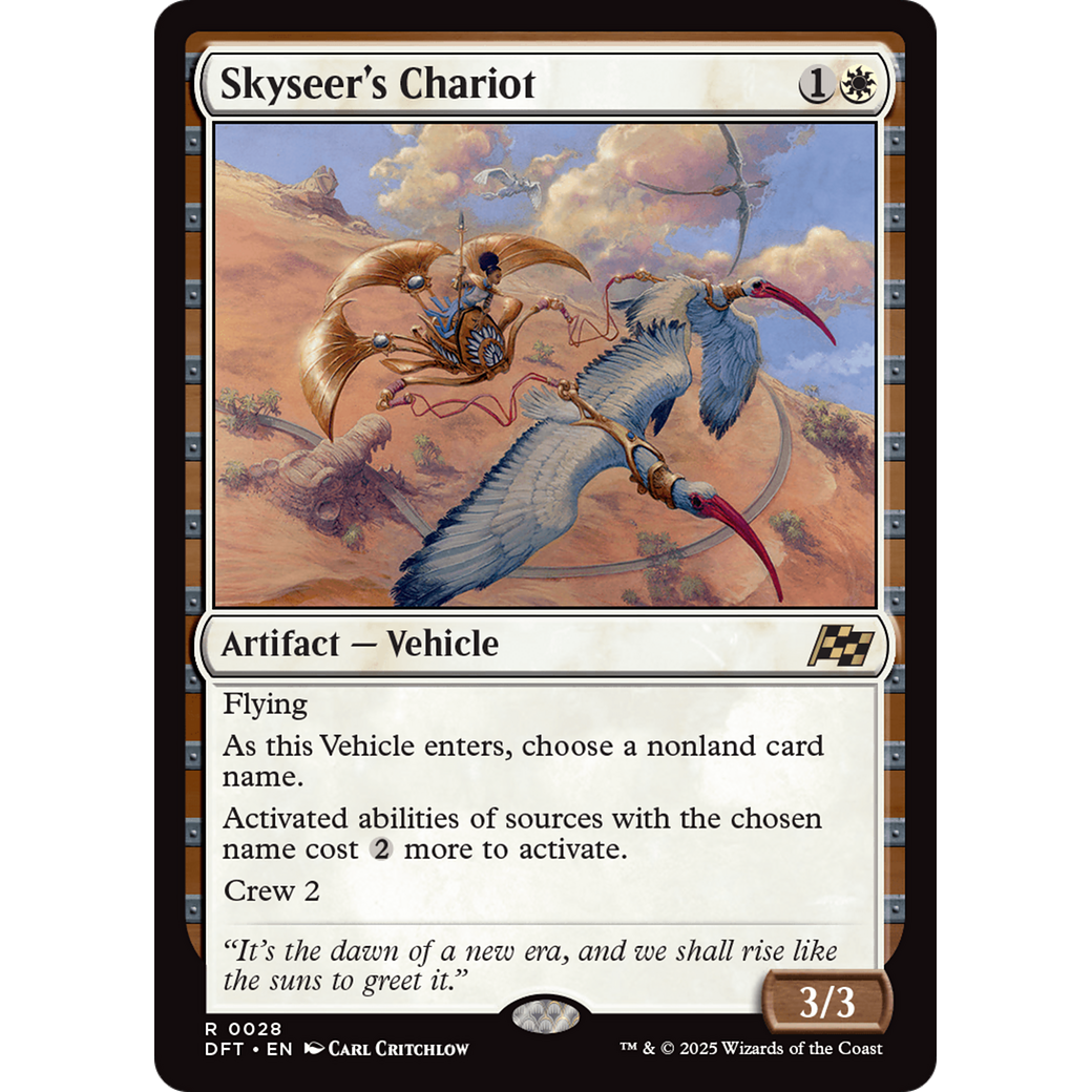 Skyseer's Chariot (DFT-028) - Aetherdrift Foil