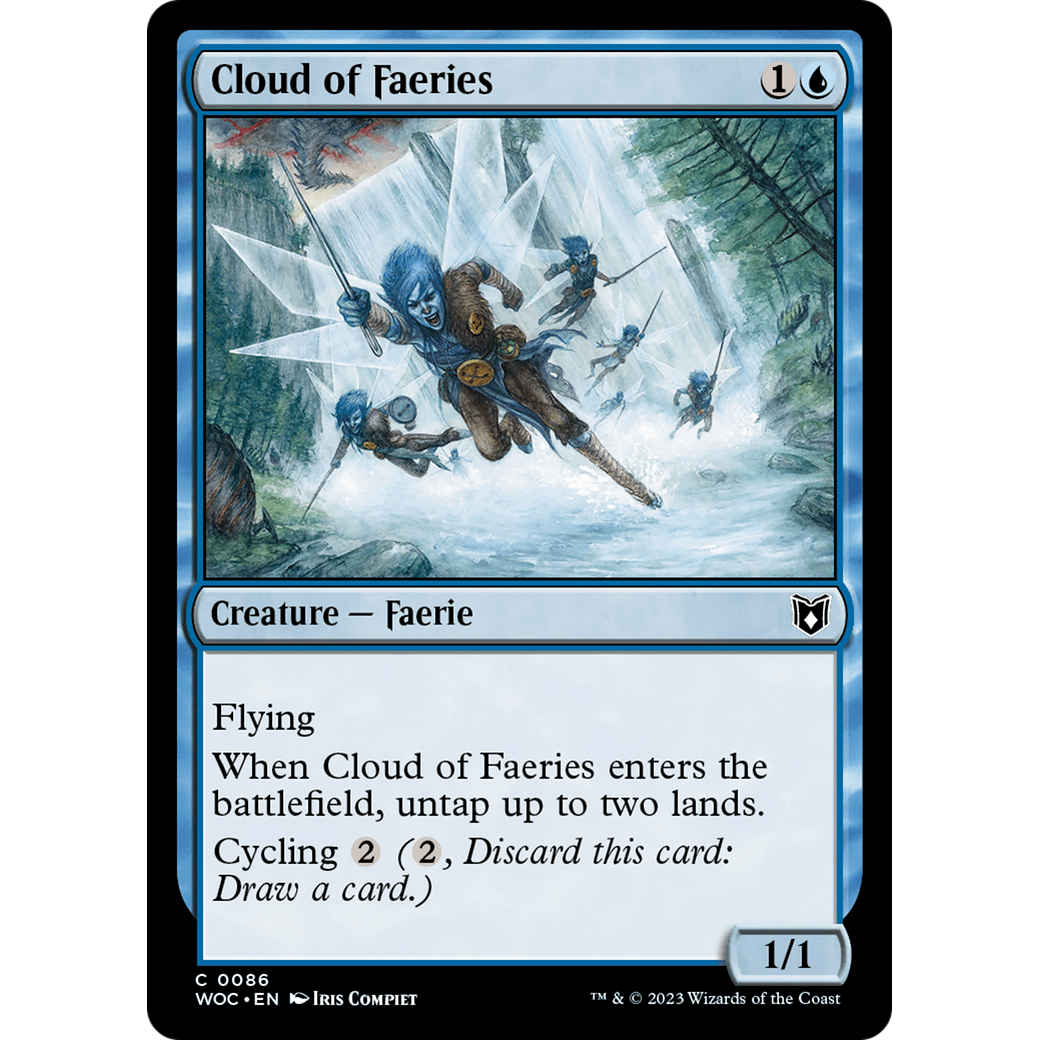 Cloud of Faeries (WOC-086) - Wilds of Eldraine Commander