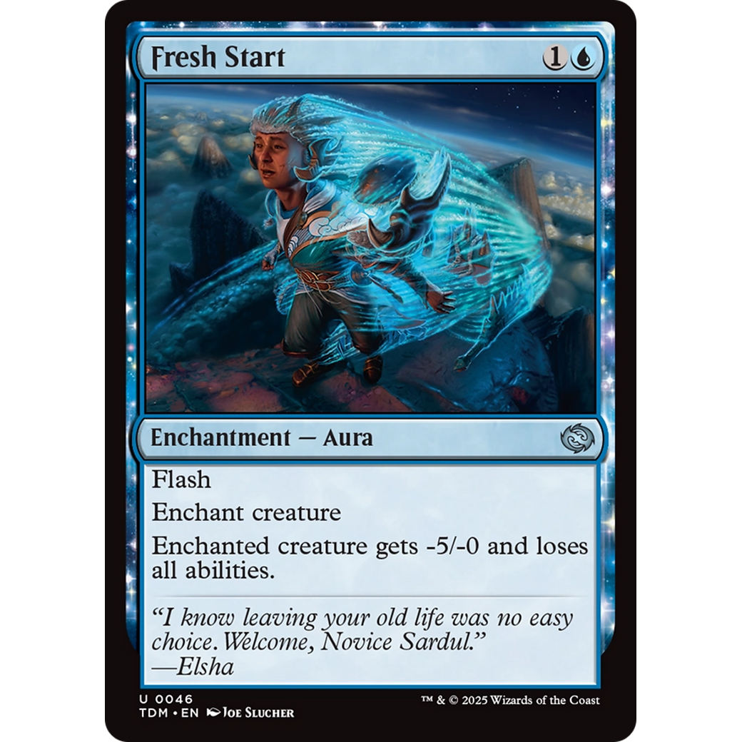 Fresh Start (TDM-046) - Tarkir: Dragonstorm: (enchantment) Foil