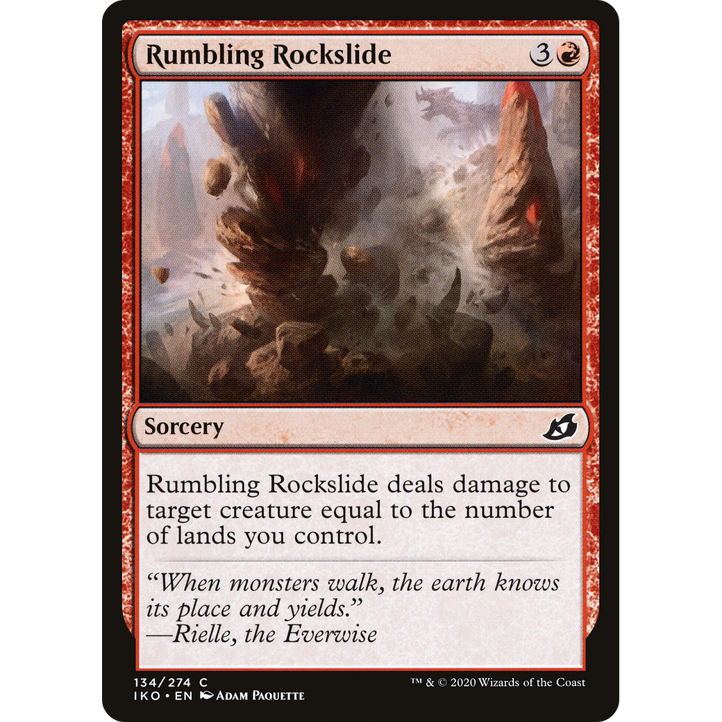 Rumbling Rockslide (IKO-134) - Ikoria: Lair of Behemoths