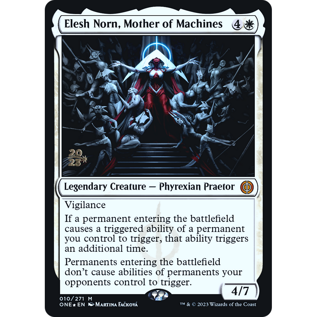 Elesh Norn, Mother of Machines (PRE-10S) - Phyrexia: All Will Be One Promos Foil