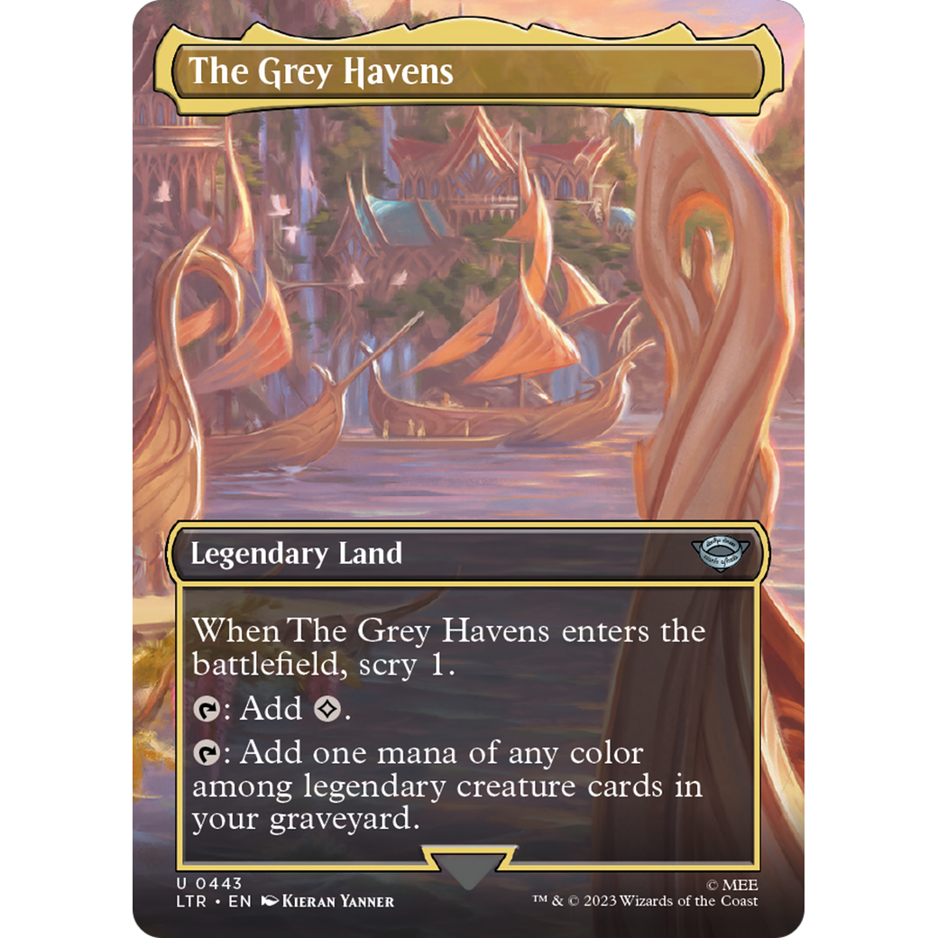 The Grey Havens (LTR-443) - The Lord of the Rings: Tales of Middle-earth (Borderless) Foil