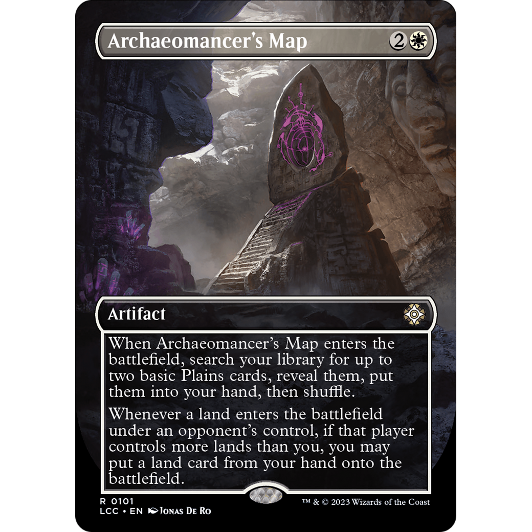 Archaeomancer's Map (LCC-101) - The Lost Caverns of Ixalan Commander (Borderless)