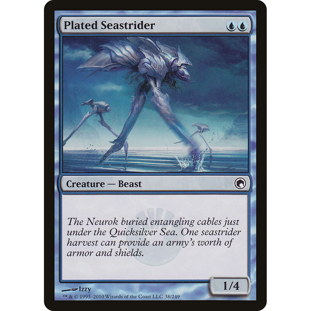 Plated Seastrider (SOM-038) - Scars of Mirrodin