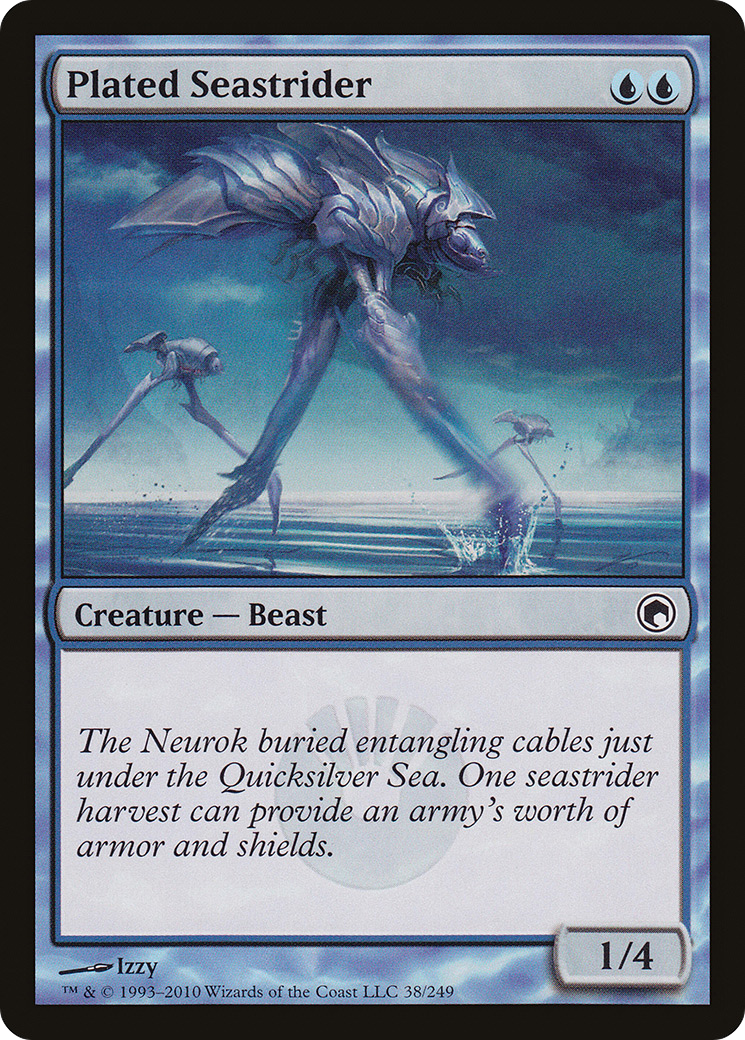 Plated Seastrider (SOM-038) - Scars of Mirrodin