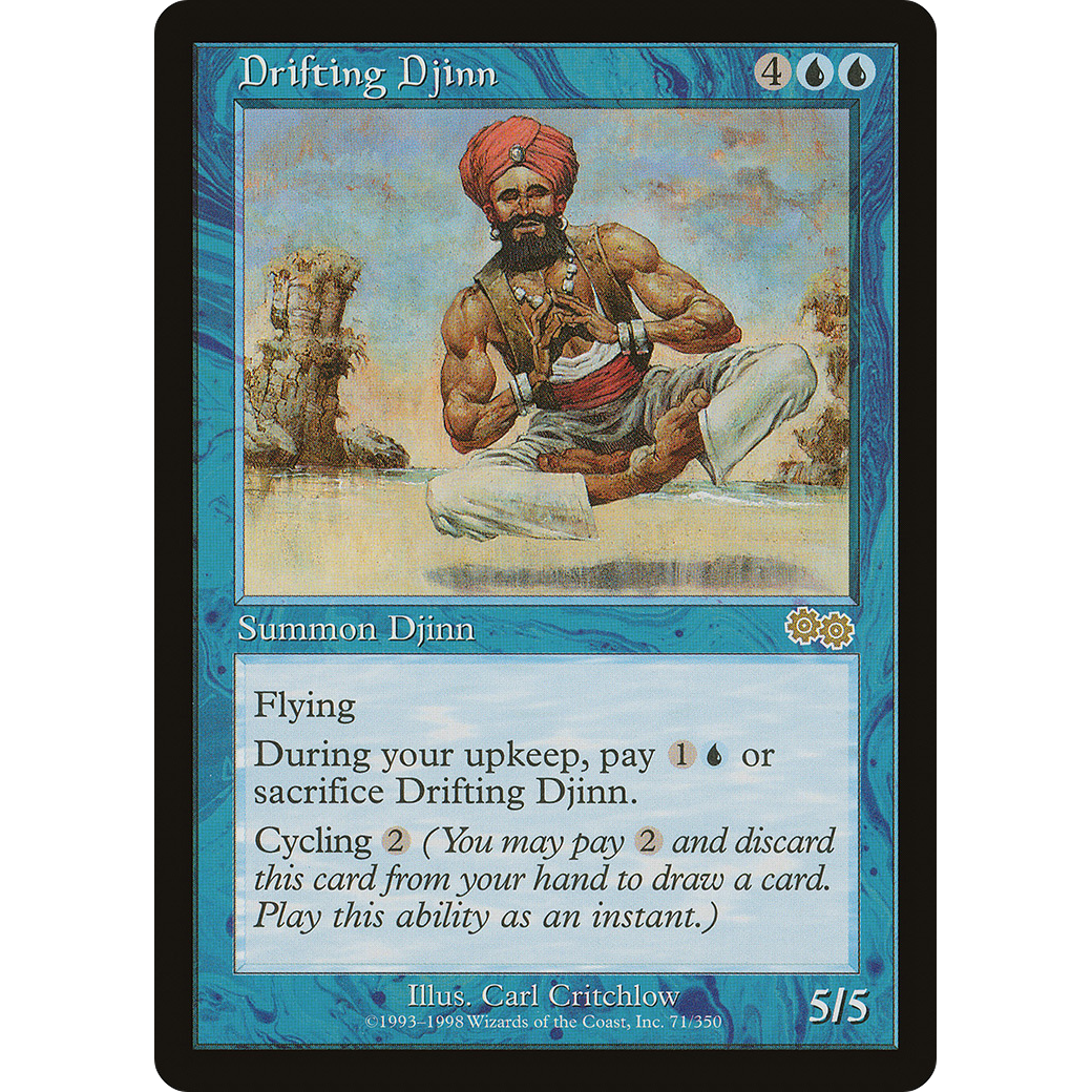 Drifting Djinn (USG-071) - Urza's Saga