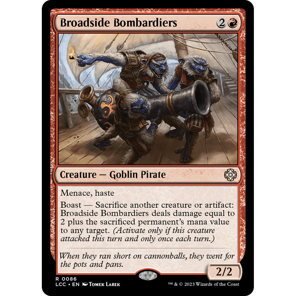 Broadside Bombardiers (LCC-086) - The Lost Caverns of Ixalan Commander