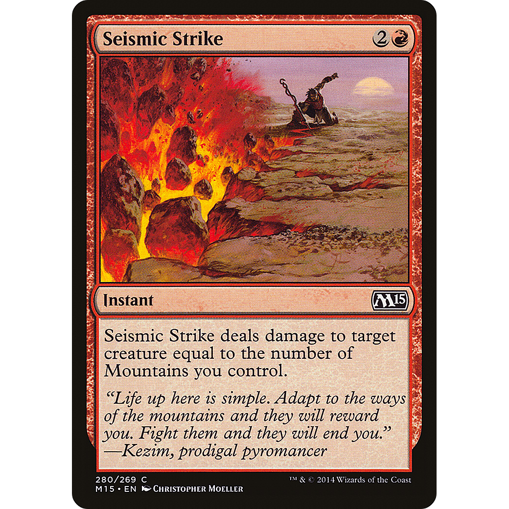 Seismic Strike (M15-280) - Magic 2015 Foil