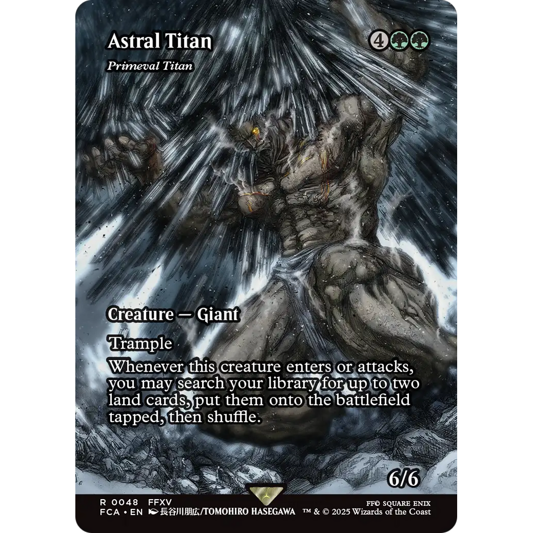 Primeval Titan (FCA-048) - FINAL FANTASY: Through the Ages / Astral Titan (Borderless)