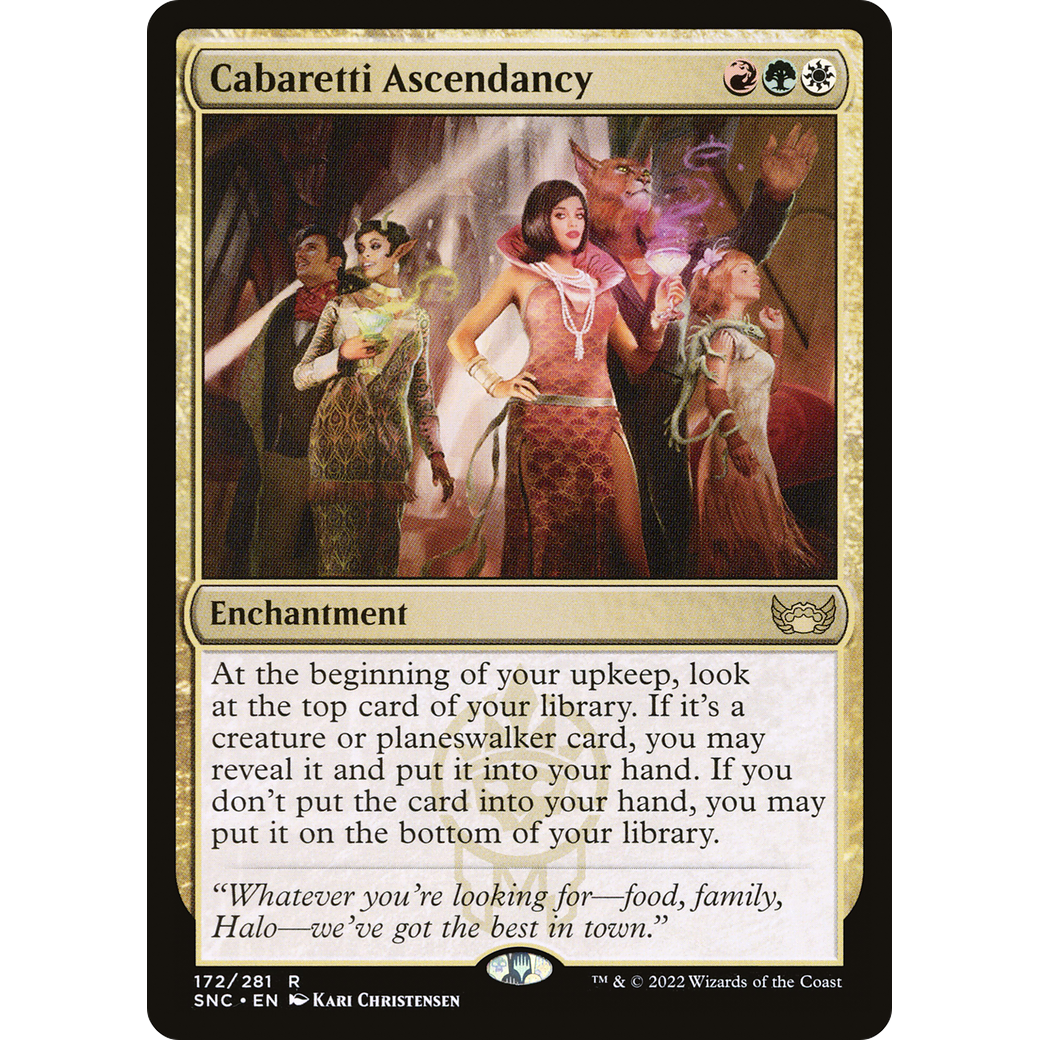 Cabaretti Ascendancy (SNC-172) - Streets of New Capenna Foil
