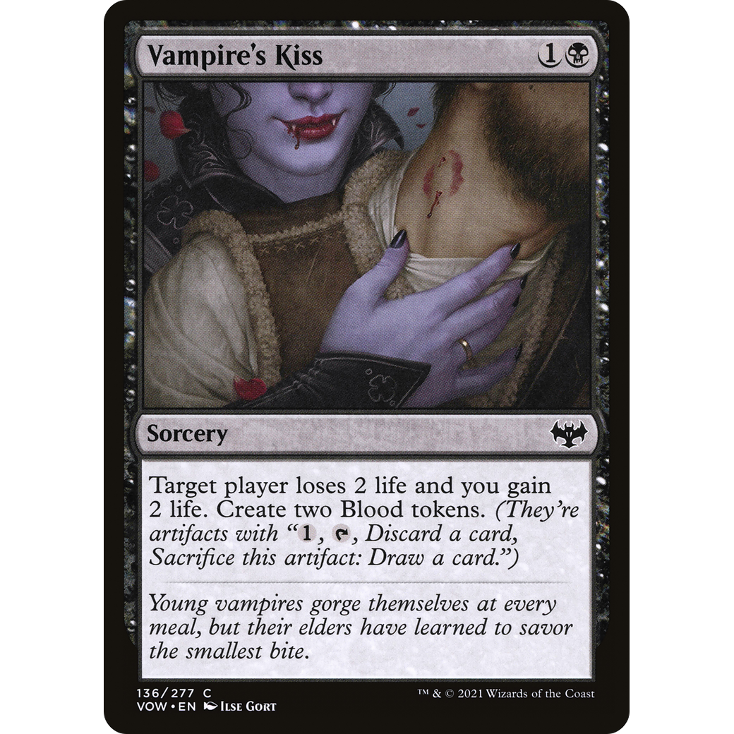 Vampire's Kiss (VOW-136) - Innistrad: Crimson Vow Foil