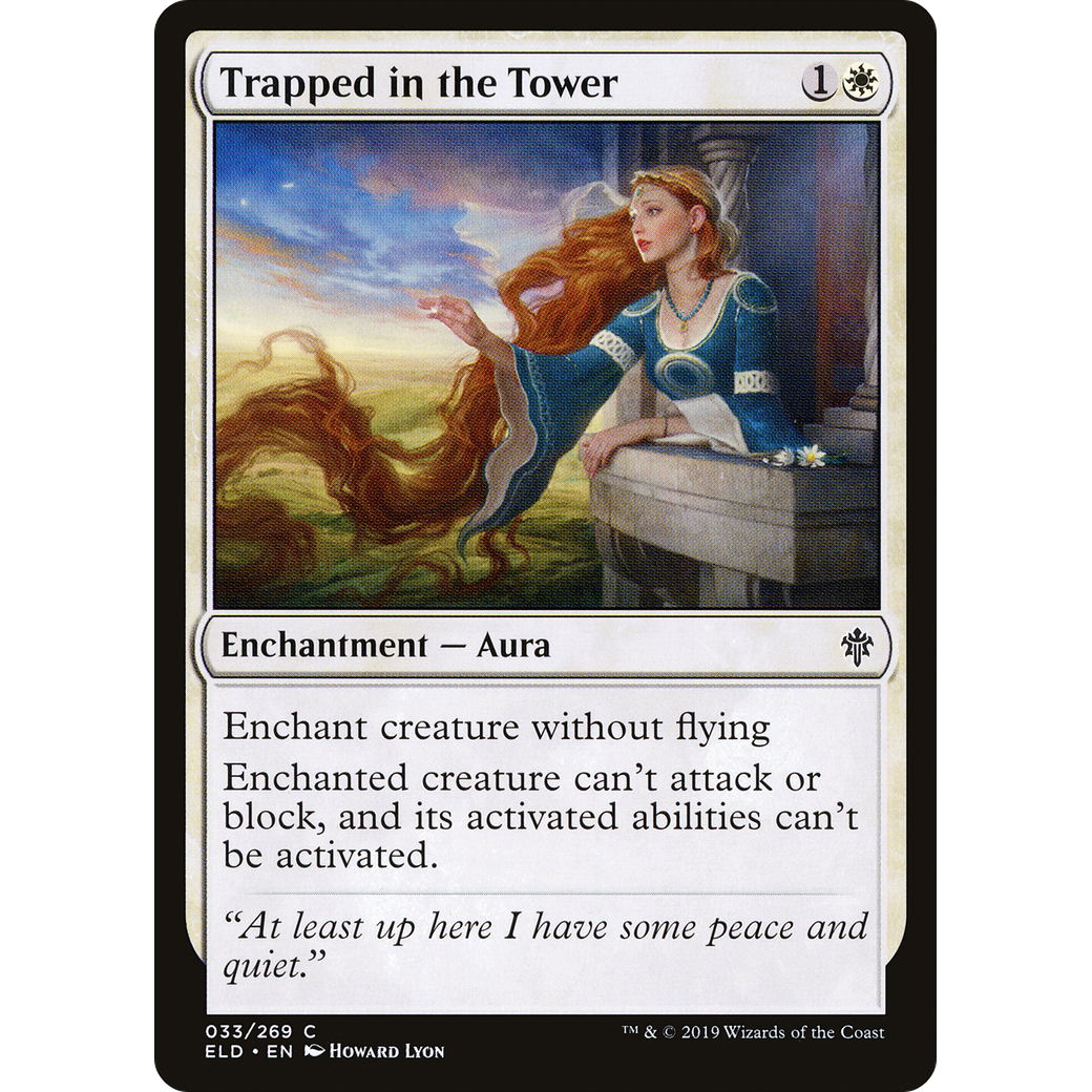 Trapped in the Tower (ELD-033) - Throne of Eldraine Foil