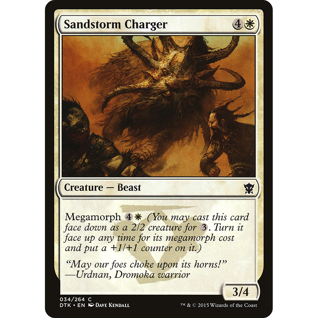 Sandstorm Charger (DTK-034) - Dragons of Tarkir