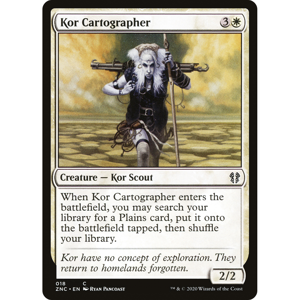 Kor Cartographer (ZNC-018) - Zendikar Rising Commander