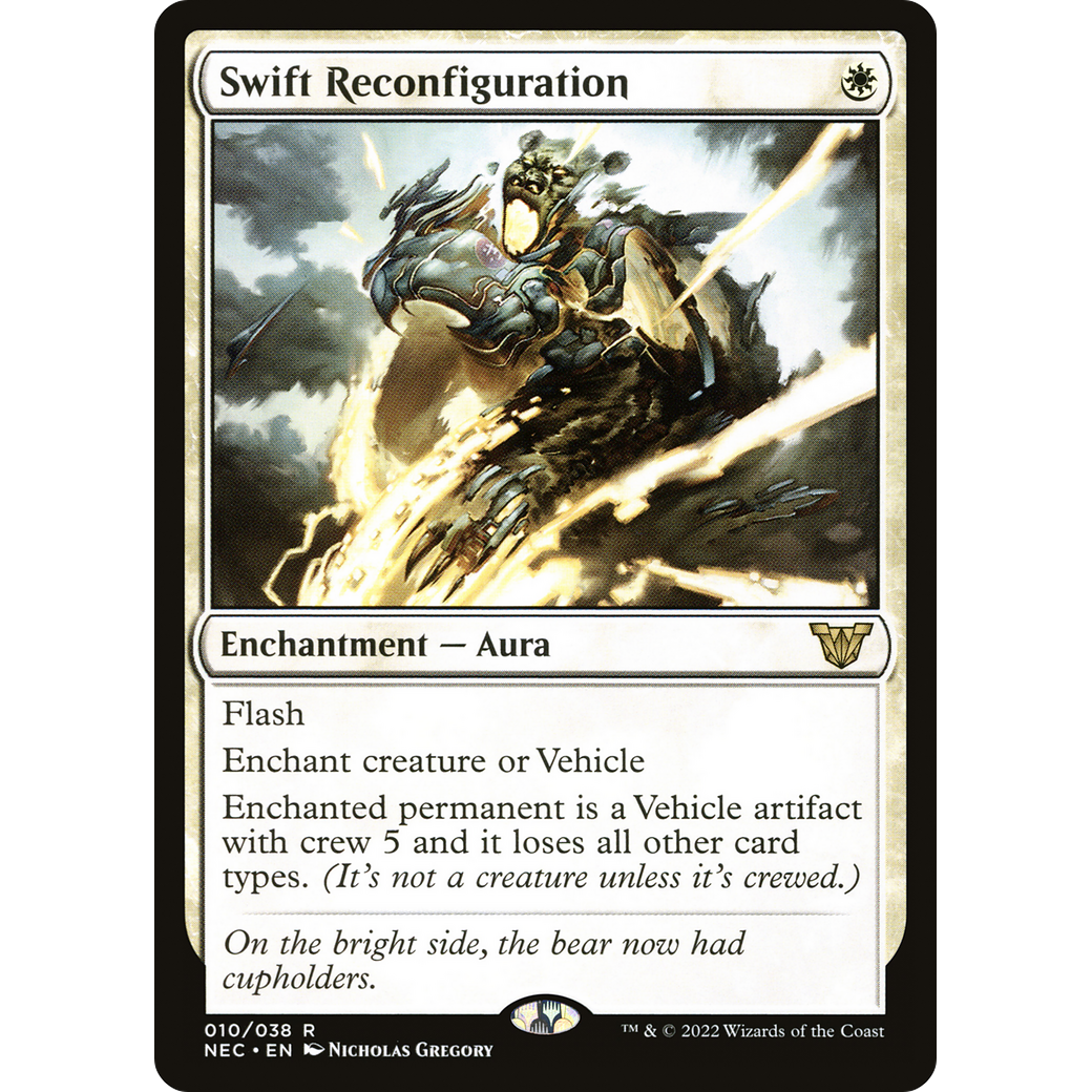 Swift Reconfiguration (NEC-010) - Neon Dynasty Commander