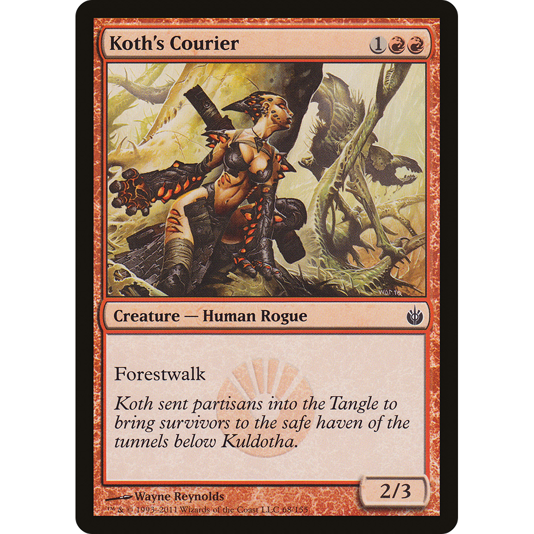 Koth's Courier (MBS-068) - Mirrodin Besieged Foil