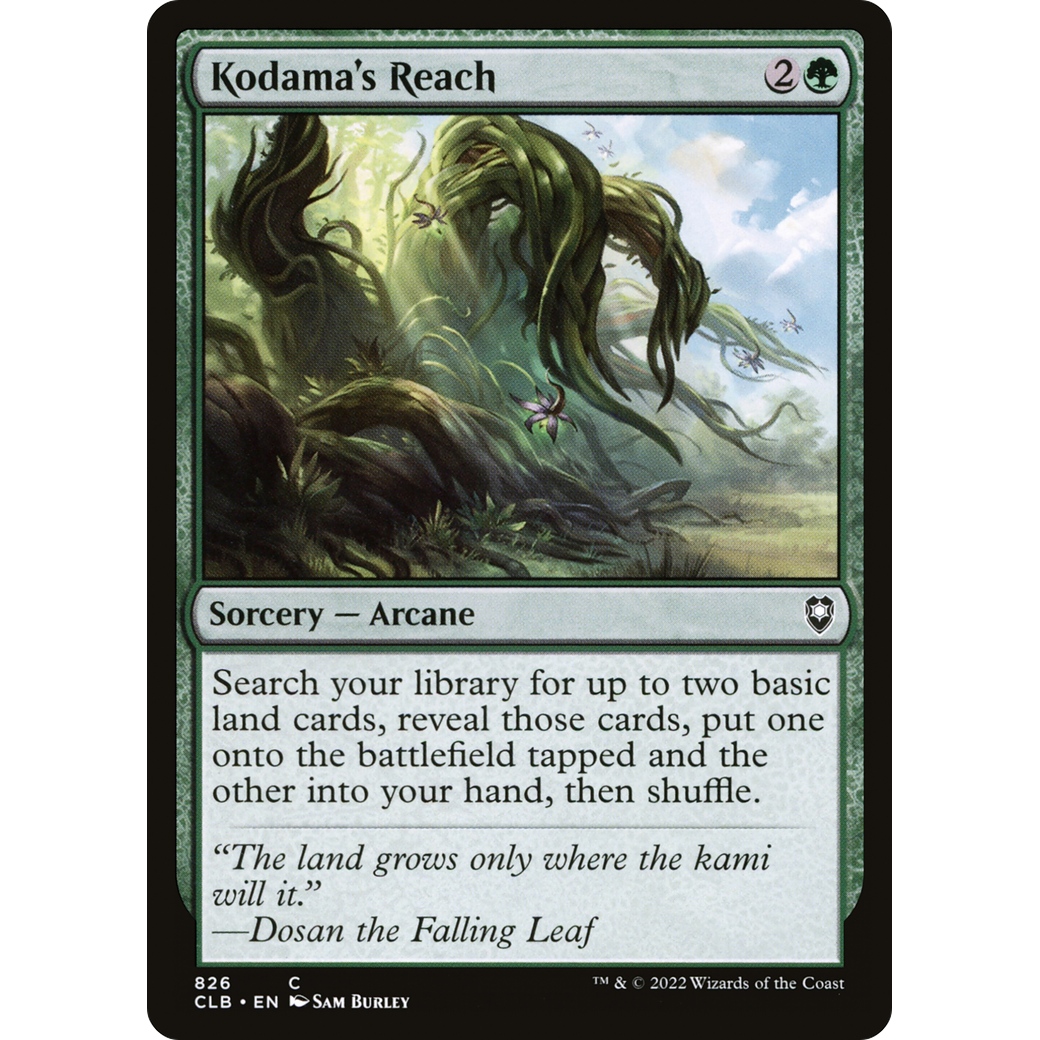 Kodama's Reach (CLB-826) - Commander Legends: Battle for Baldur's Gate