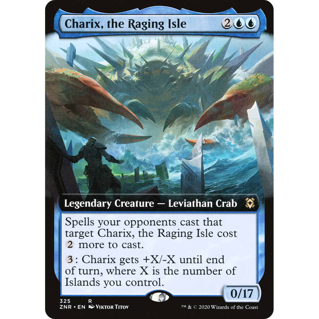 Charix, the Raging Isle (Extended Art) (ZNR-325) - Zendikar Rising: (Extended Art) Foil